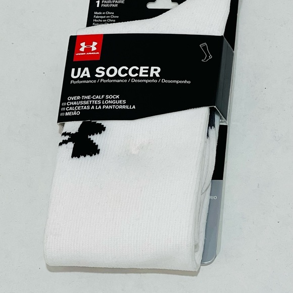 NEW Youth UnderArmour Soccer Performance Socks (over-the-calf sock) - One Pair - Picture 2 of 4